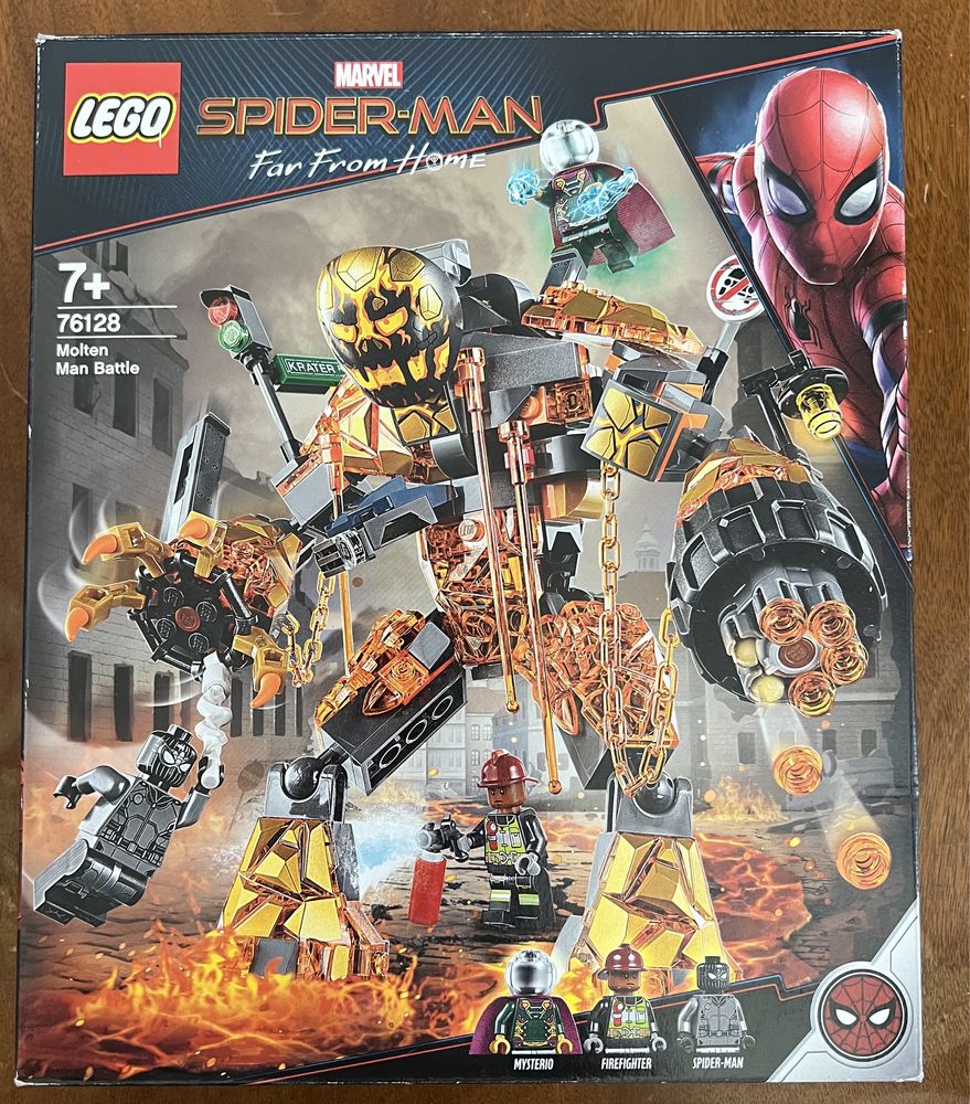 LEGO: Бой с Расплавленным Человеком Super Heroes 76128