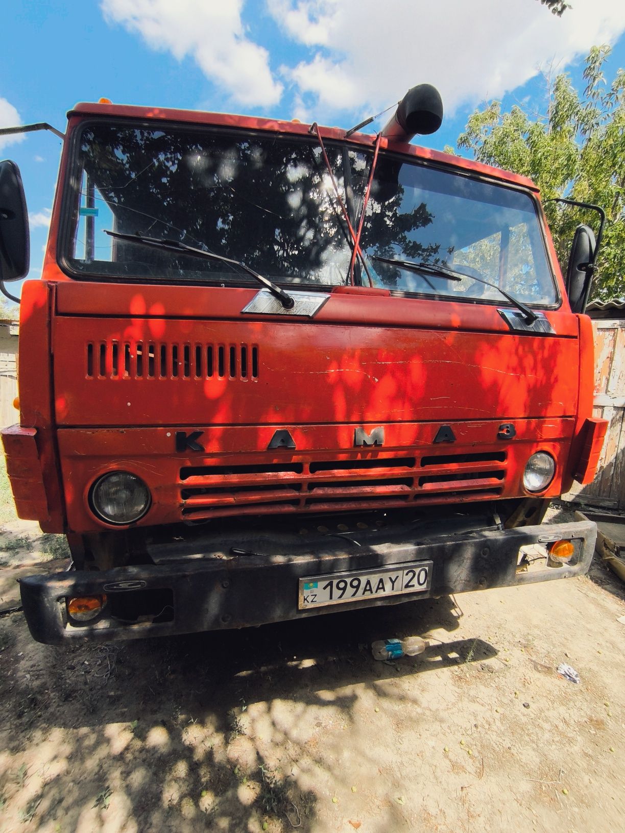 Камаз на полном ходу