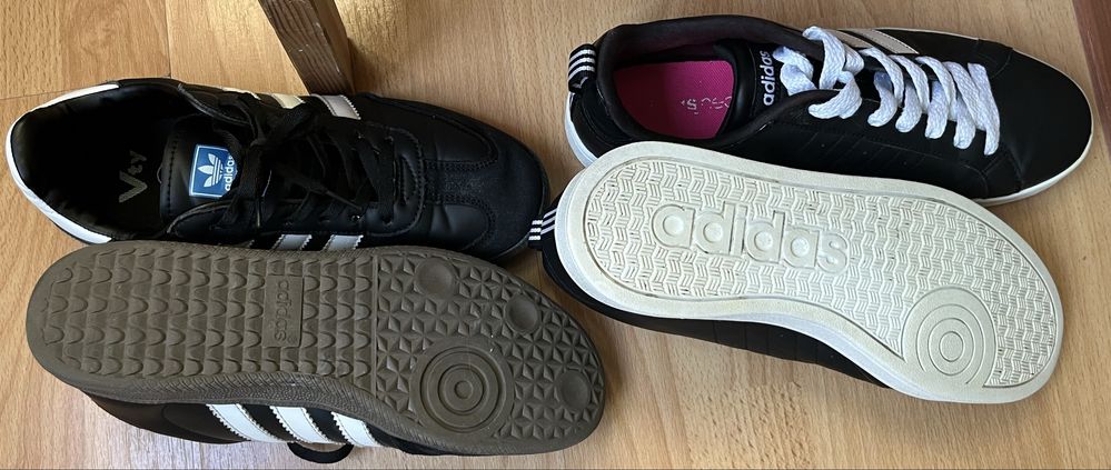 Кроссовки Adidas neo и adidas samba