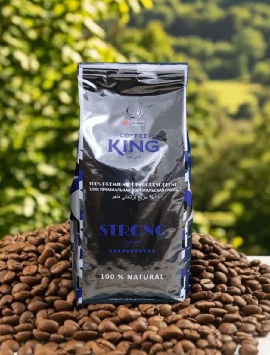 Coffee King Португальское Кофе Зернах Обжарены Дубай Премиум