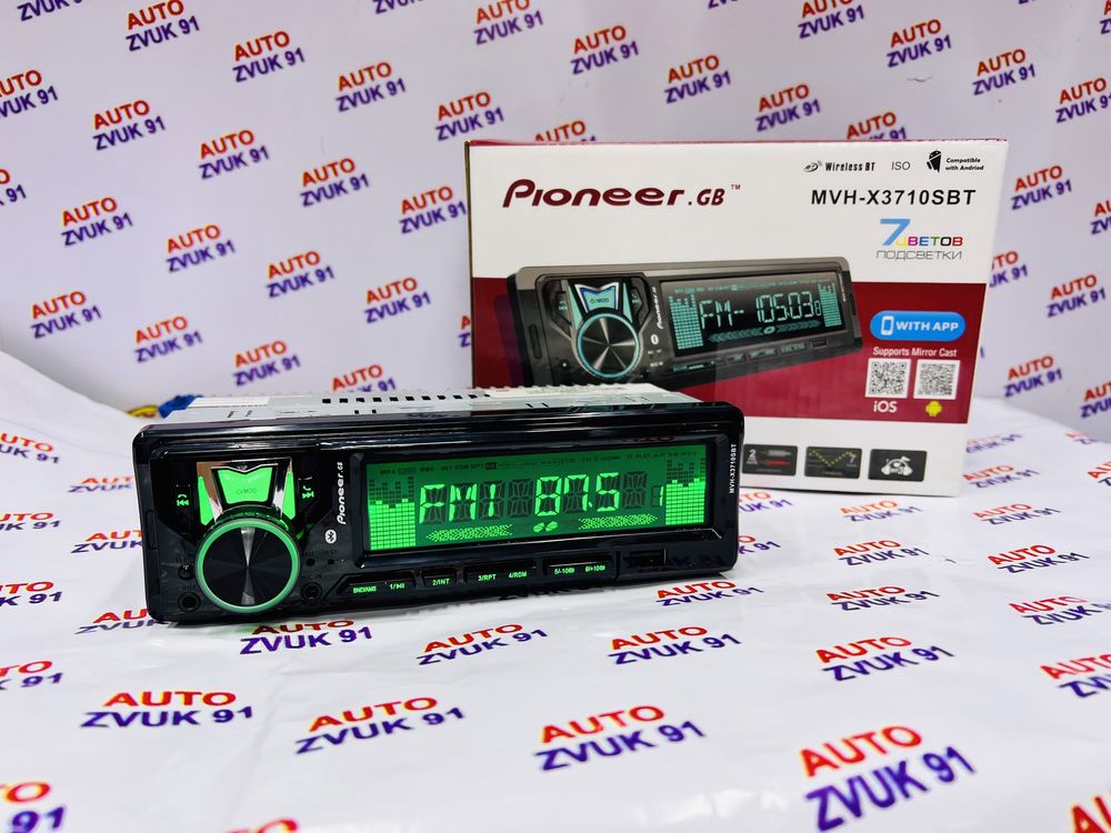 Магнитола с блютузом магнитафон Pioneer Мафон В рассрочку Автозвук