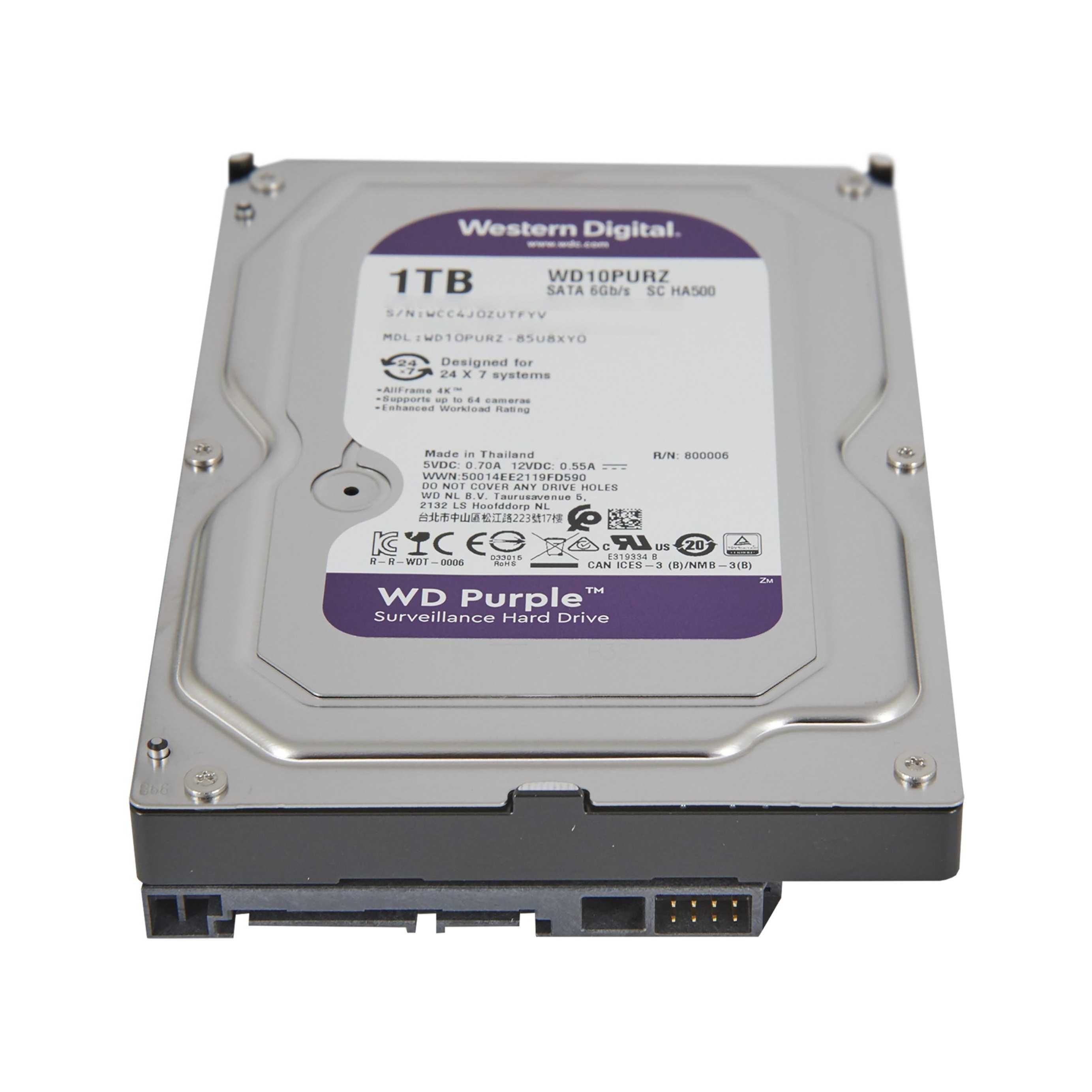 Жесткий Диск Western Digital Purple HDD 1000 Gb