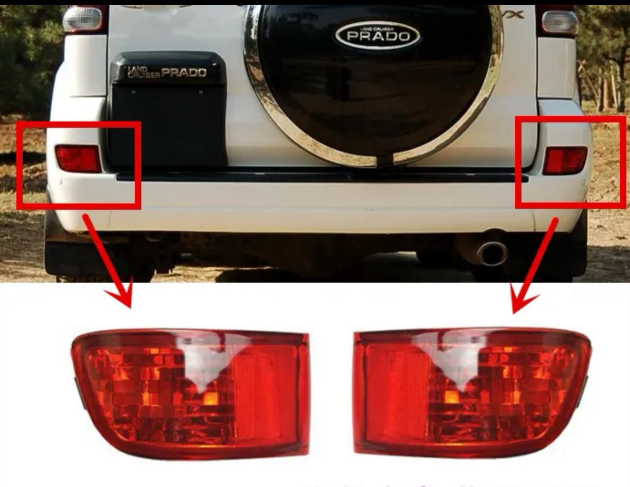 Крышка рейлингов Toyota Prado 120 lexus GX 470
