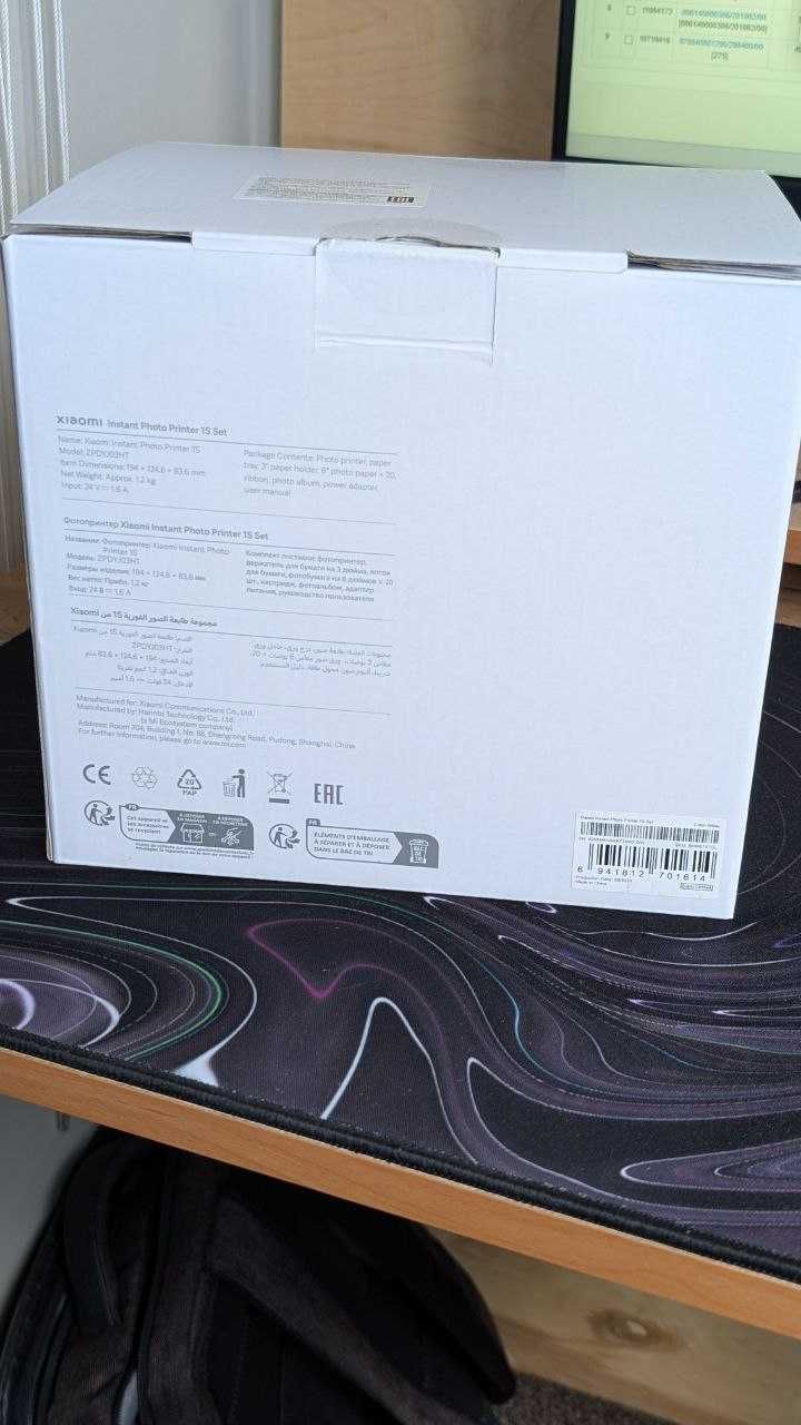 Продам фотопринтер Xiaomi Instant Photo Printer 1S Set