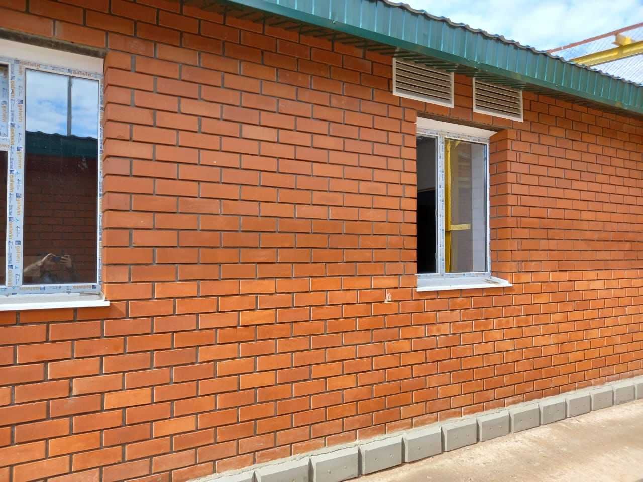 Кирпич полуторный облицовочный для дома забора мазара зирата достав-ка
