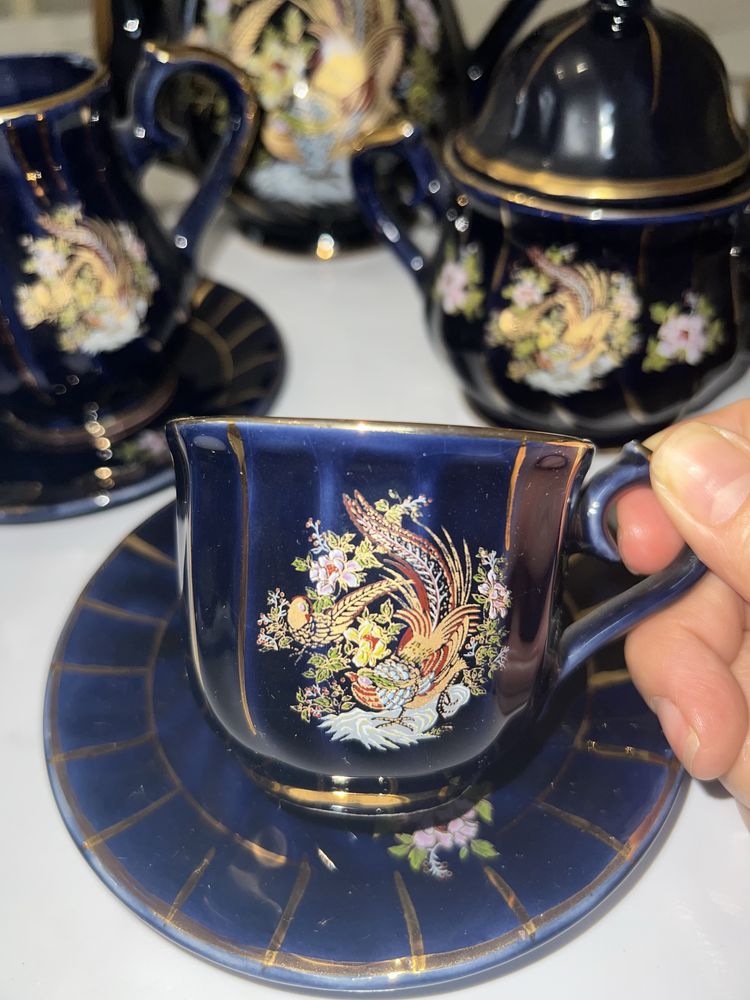 Сервис чайный Кобальт, новый