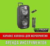 Караоке колонка блютуз Музыкальная колонка Аренда