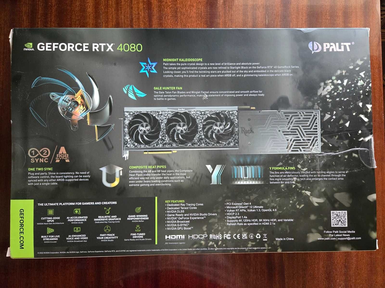Видеокарта Palit GeForce RTX 4080 GameRock OC