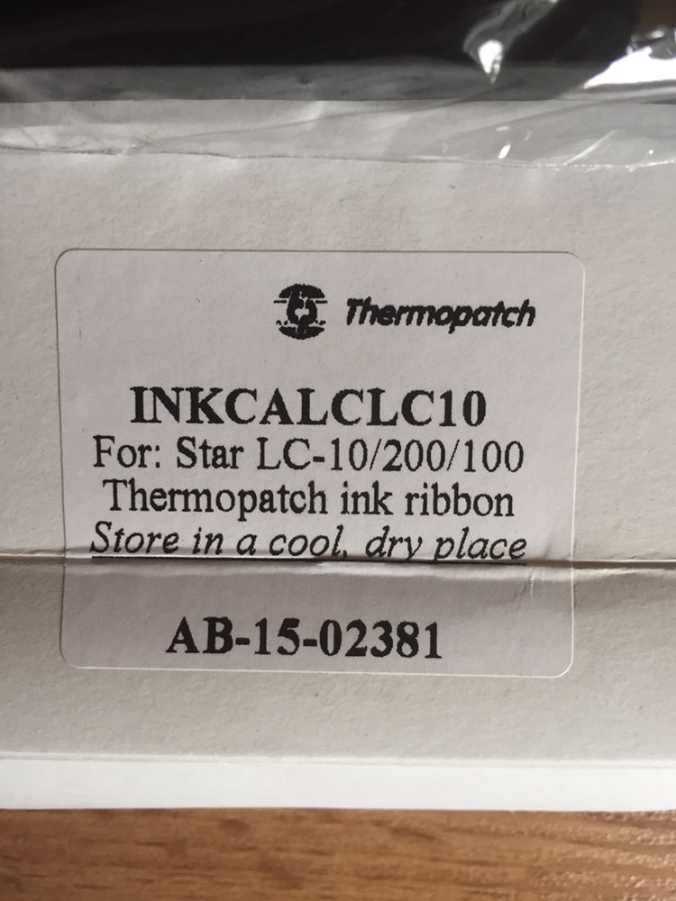 Картридж для термопечатной машины Thermopatch Star LC 10/200/100