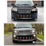 Защита бампера land rover freelander 2 range rover sport