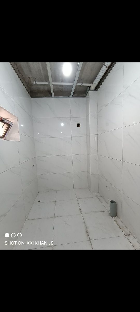 Кафел саламыз 1.20*0.60, 0.60 бәрін сала береміз.