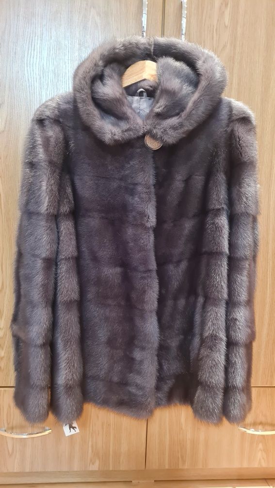Норковая шуба автоледи р 40-42 (xs-s)