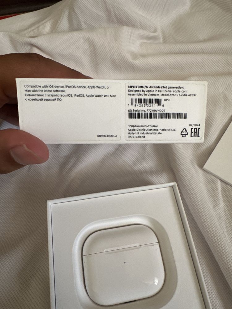 Airpods 3 серия новый барлығы жасап тұр
