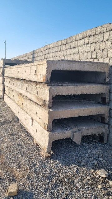 Плиты перекрытия и ребристые  Фундаментные блоки-2,40×0,60×0,40,ферма
