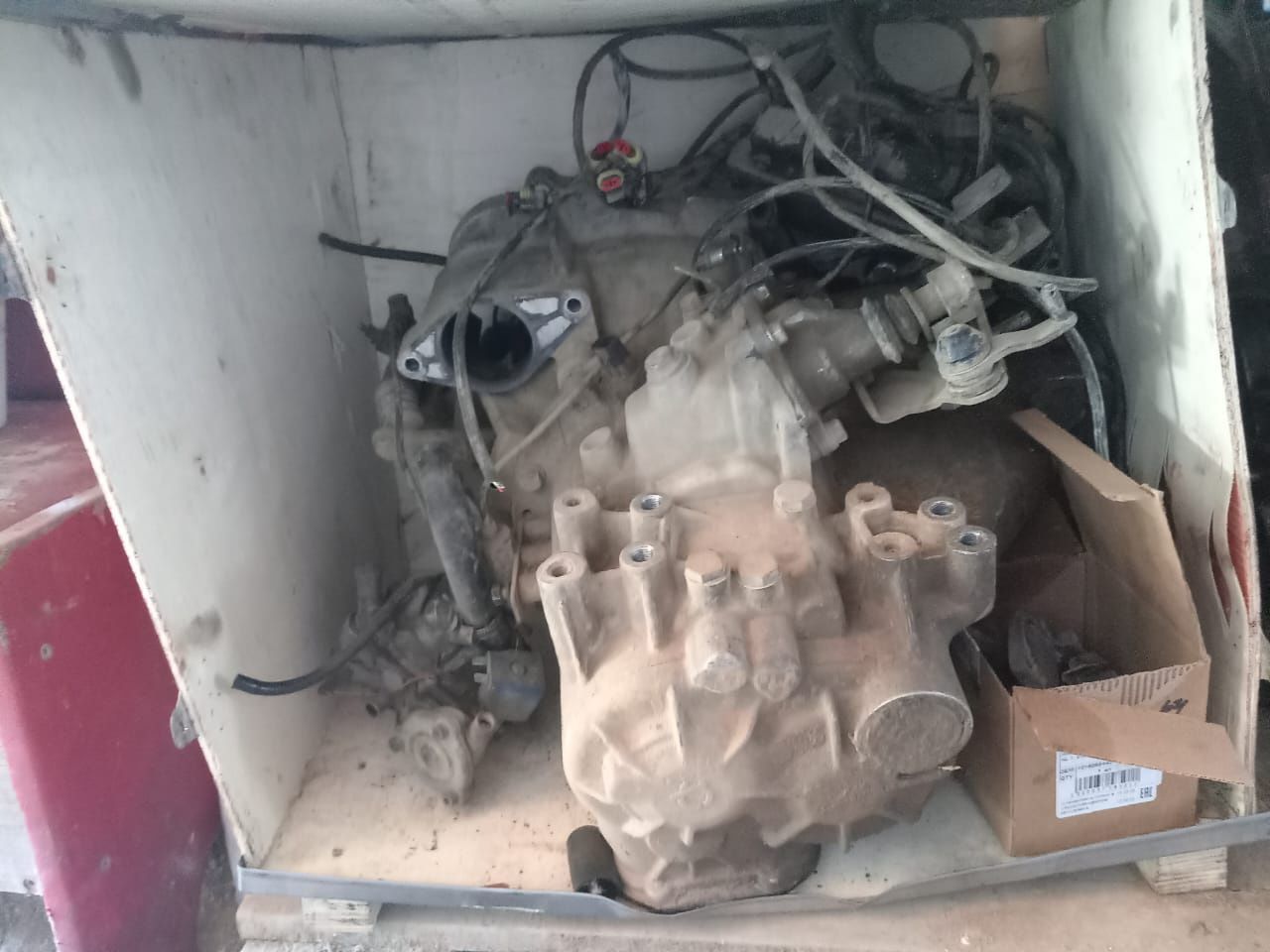 Двигатель с каробкой на Geely Emgrant x 7