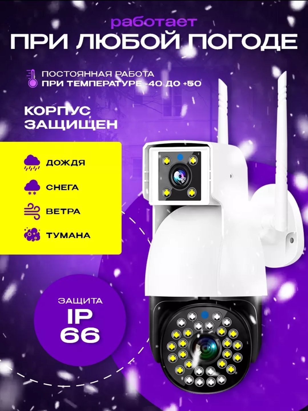 Камера видеонаблюдения WI-FI