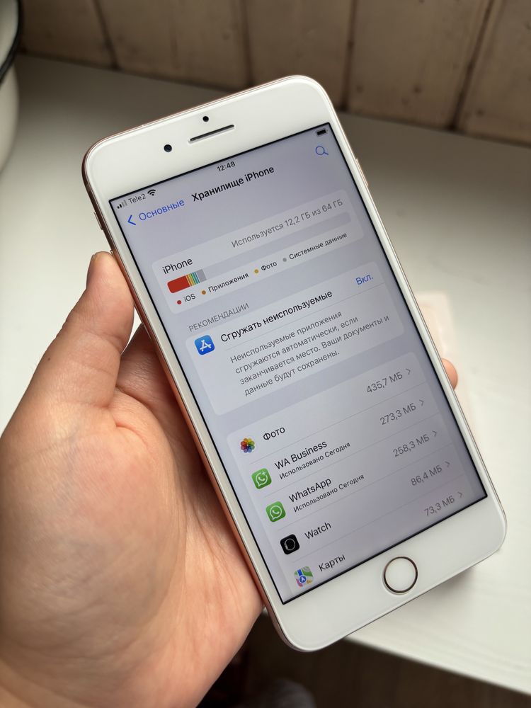 iPhone 8 плюс 64гб Полный комплект