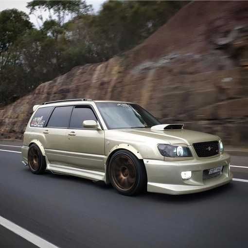 Реснички на фары Subaru Forester SF Рестайлинг