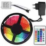 Лента светодиодная RGB с пультом и блоком питания LED STRIP