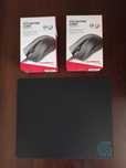 Коврик Logitech G440 Hard Gaming / Мышка HyperX Pulsefire Core RGB