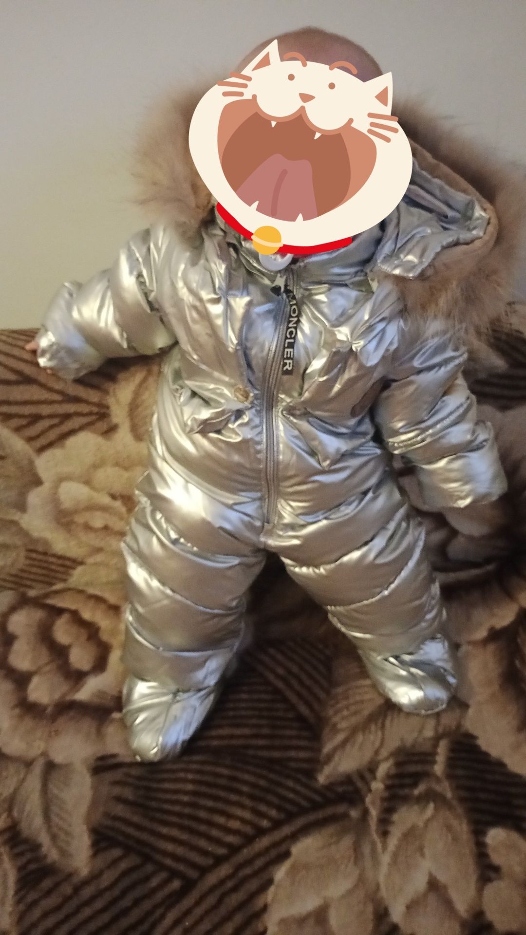 Продам б/у зимний комбинезон