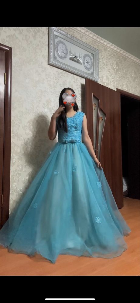 dress))банный көйлек көк түсті