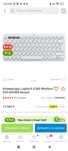 Bluetooth клавиатура logytech k380 white