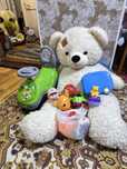Игрушки машинки медвежонок