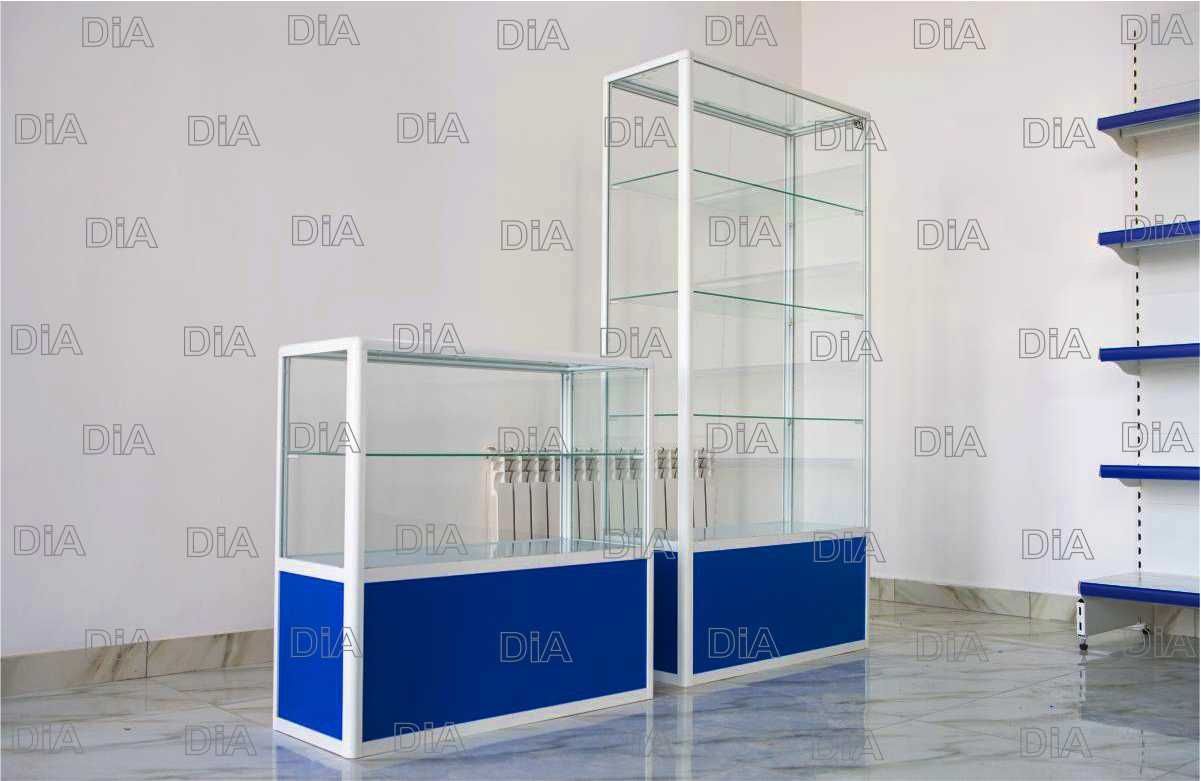 Витрина торговая из профиля и стекла,Акция,прилавки,для магазина 
shvi