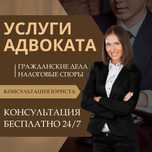 Консультация Юриста. Адвокат по гражданским делам, налоговые споры.