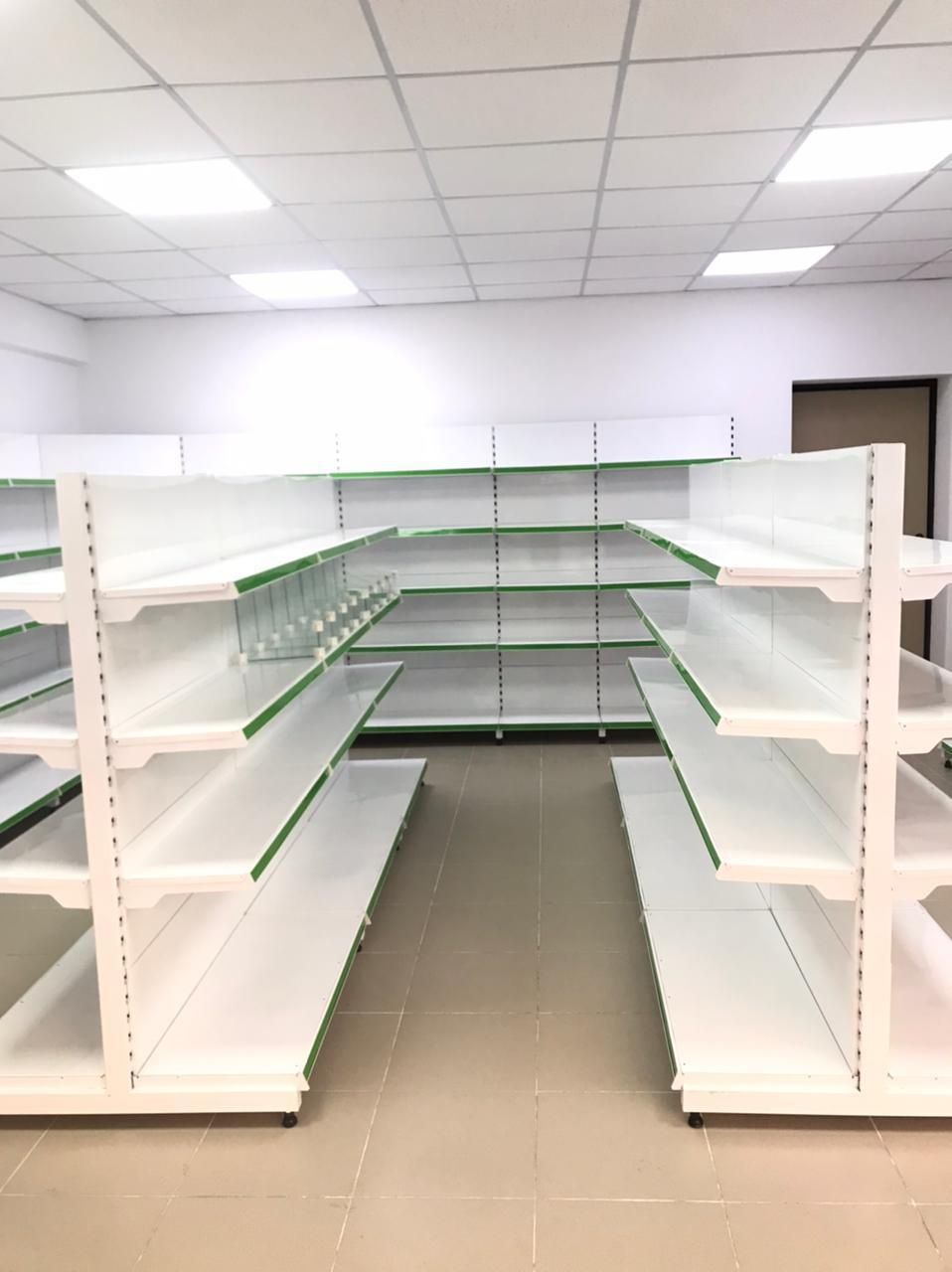 Полки для магазина Стеллажи кассовые боксы корзины