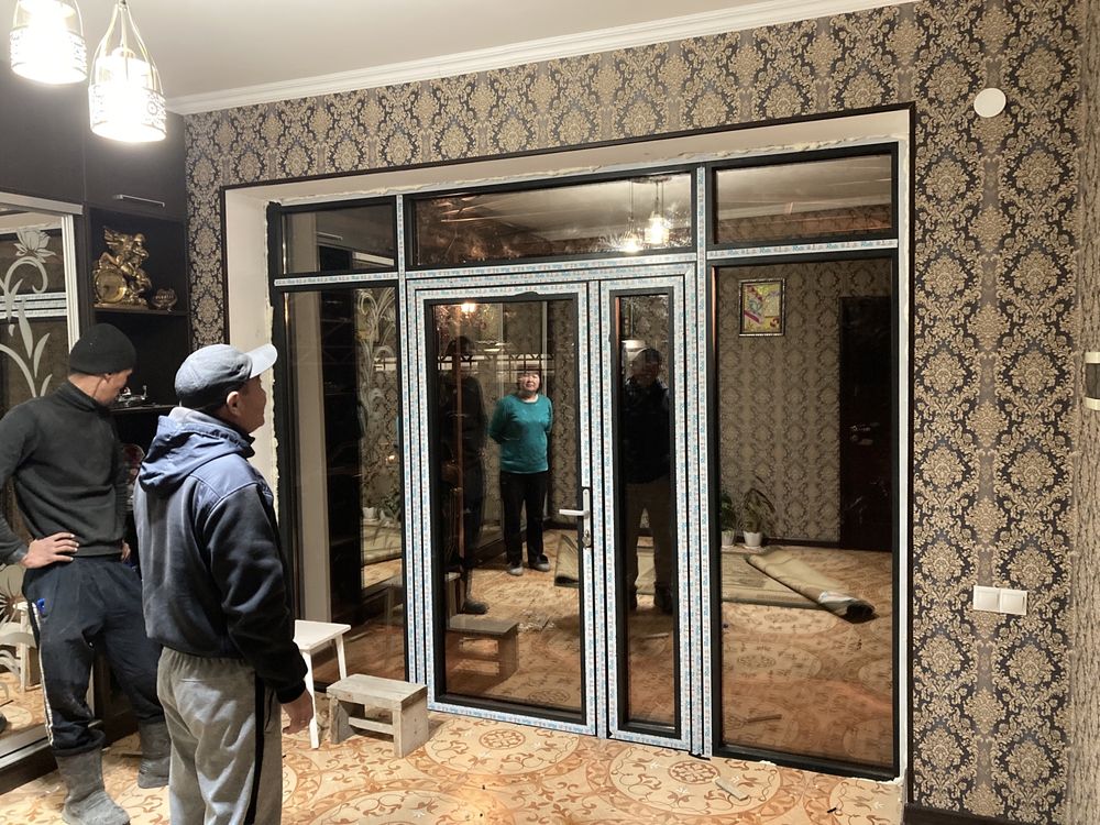 Алюминиевые и пластик окна и двери