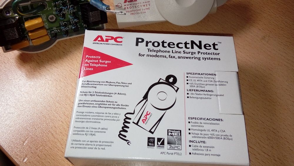 APC ProtectNet защита проводных линий RJ-45/RJ-11