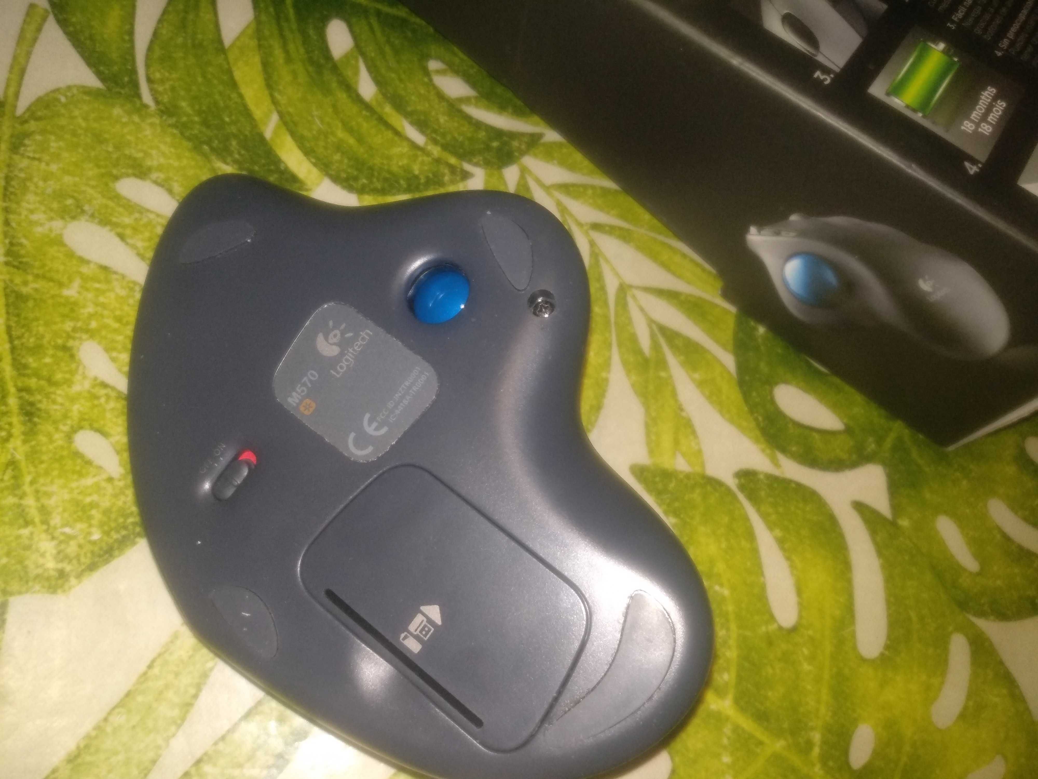 Logitech мышь трекбол M570 компьютерная мышка