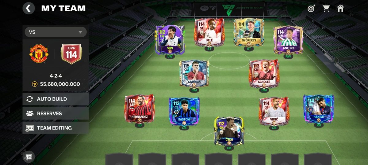 FC Mobile Аккаунт 10 млрд монет
