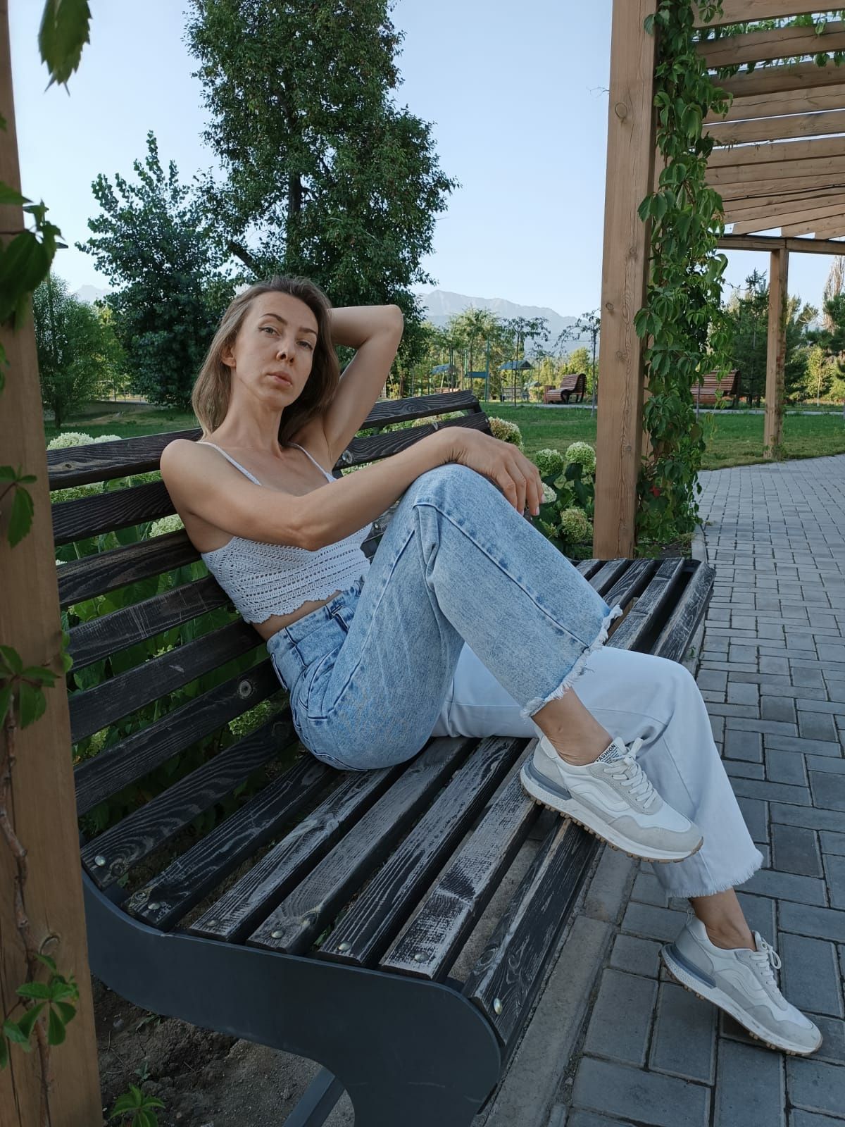 Джинсы женские /двухцветные