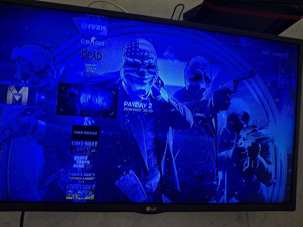 Продаю PlayStation 3 + 6 игр без геймпадов
