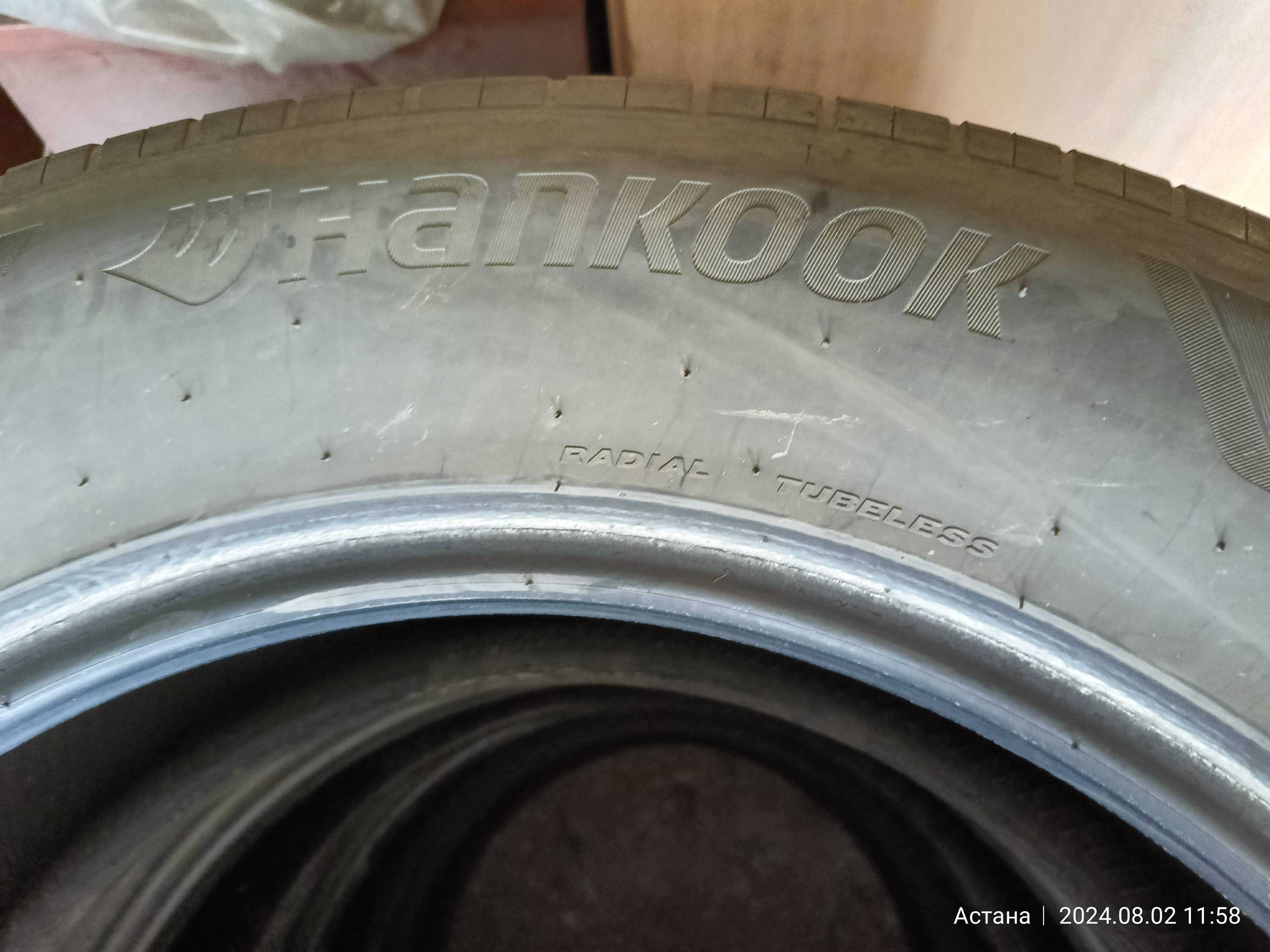 Продам комплект шин, шины - резину HANKOOK 275/55ZR20, MADIN IN KOREA