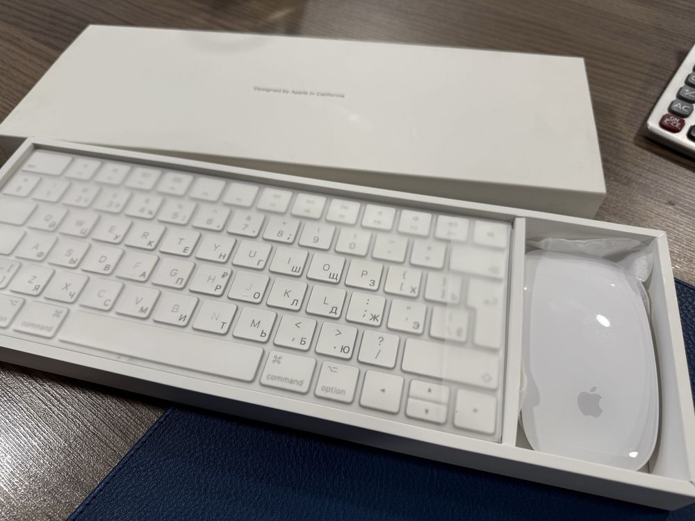Клавиатура и мышь apple magic mouse keyboard lightning