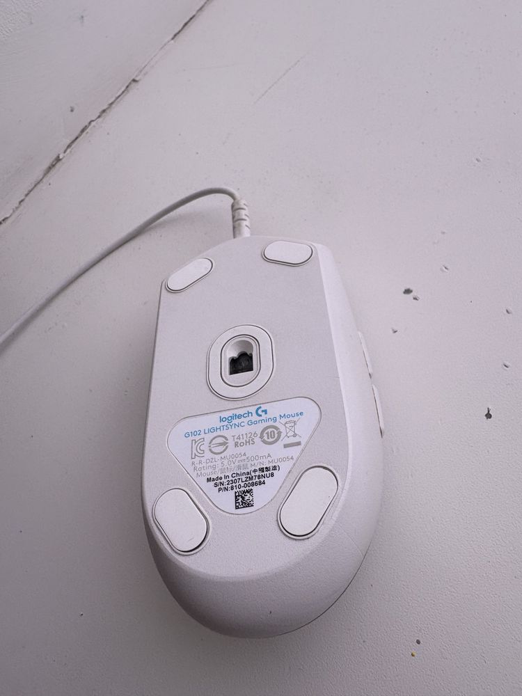компьютерная мышь Logitech G102,8000dpi white rgb торг уместен
