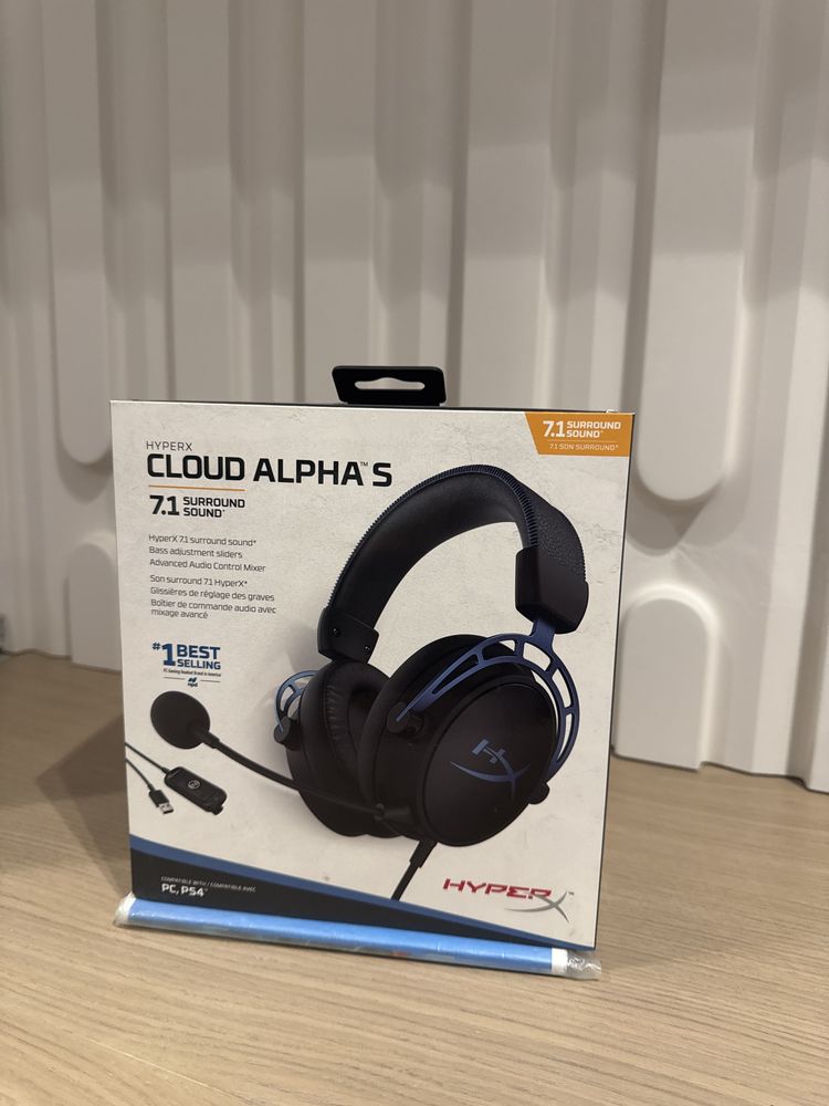 Игровые наушники HyperX Cloud Alpha S 7.1