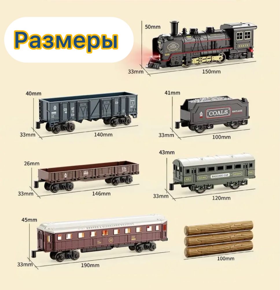 Локомотив поезд с железной дорога игрушка