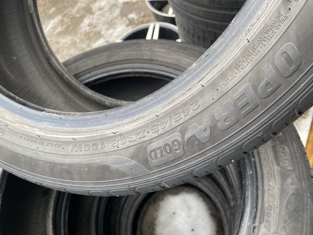 Комплект летние шины 245/45/18 245/45R18.