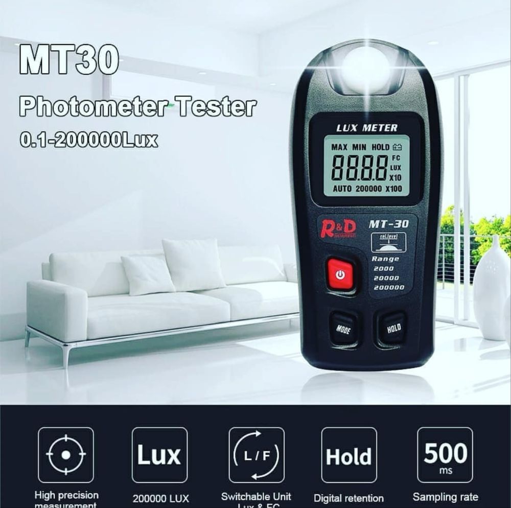 Люксметр МТ30 Lux metr фотометр