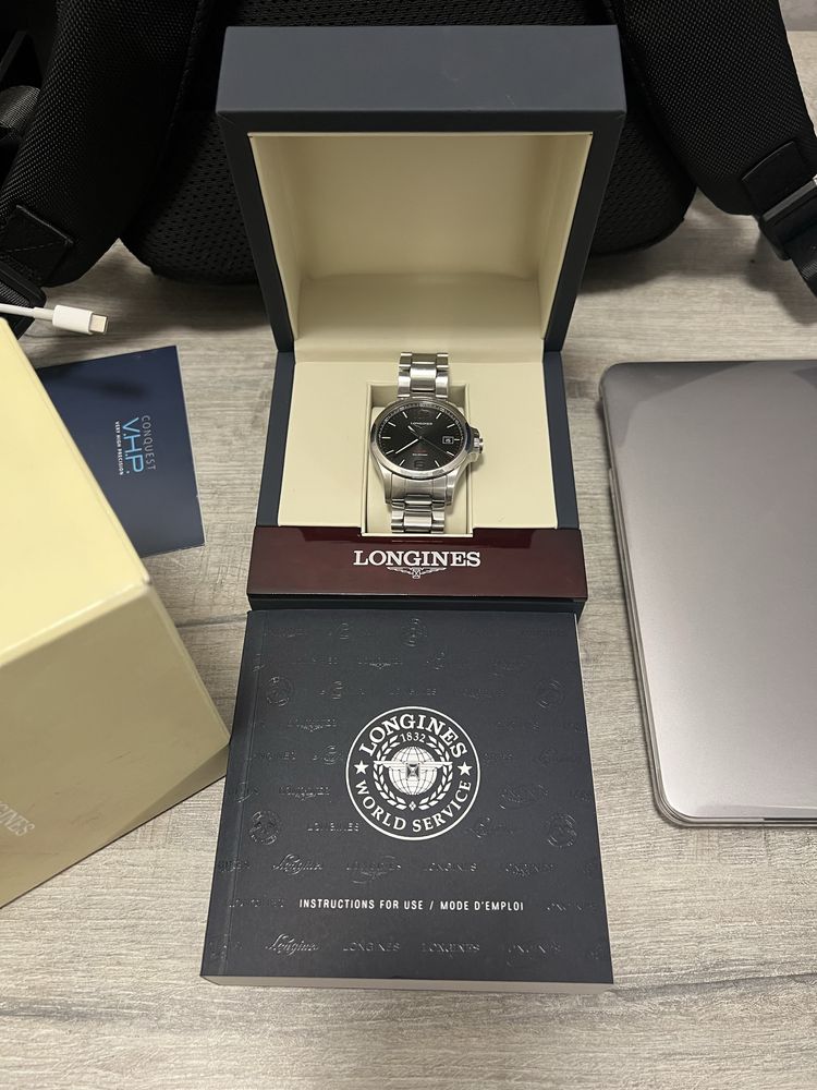 Longines Conquest V.H.P. (Кварц) - оригинал часы ручные