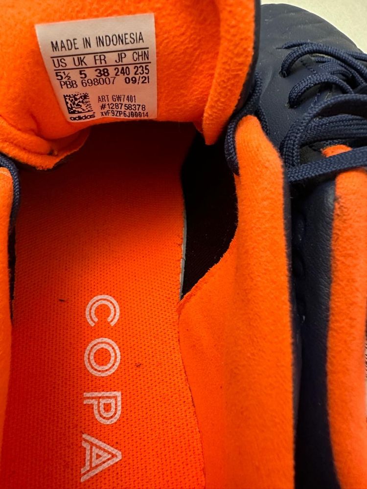 Новые футбольные бутсы Adidas COPA 38 размер (оригинал)