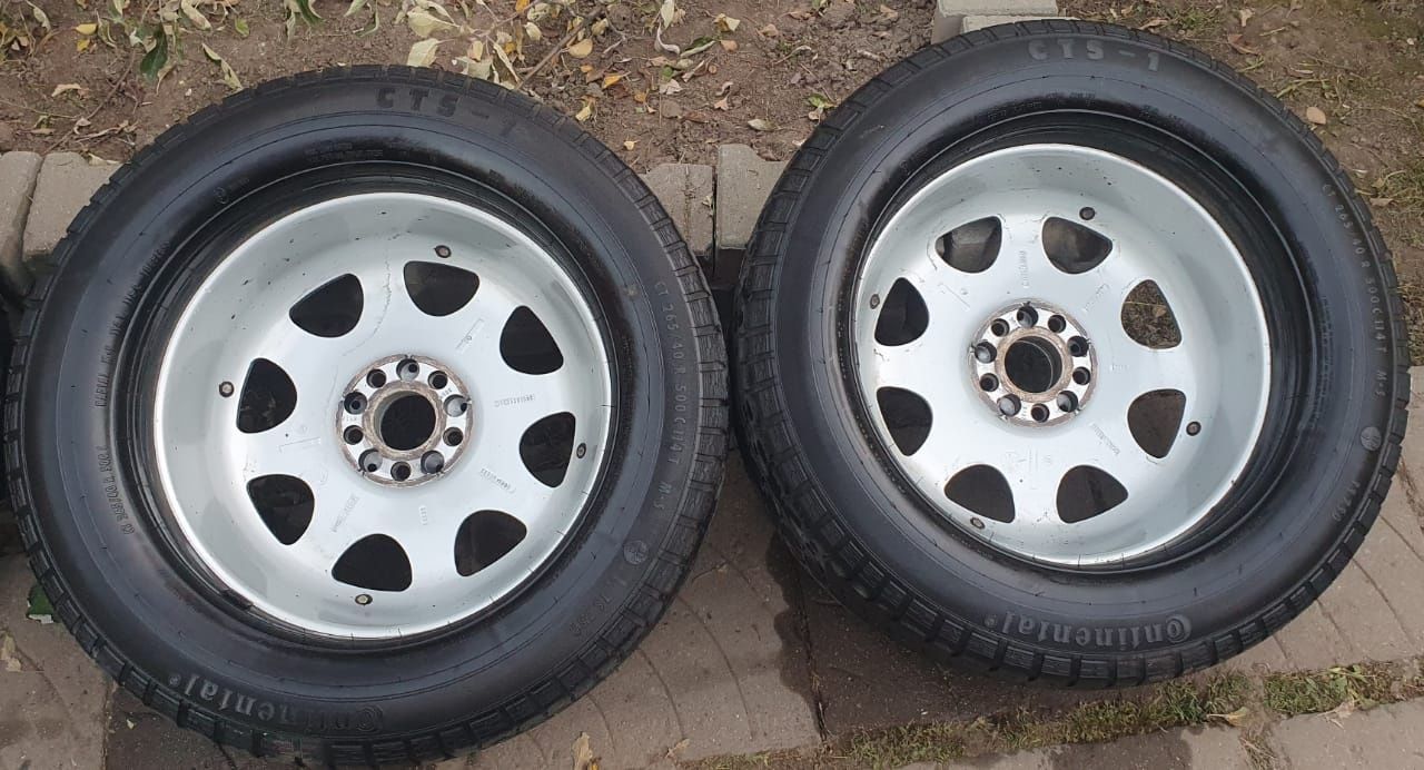 Бронированные колеса  в сборе 5шт Mercedes w140