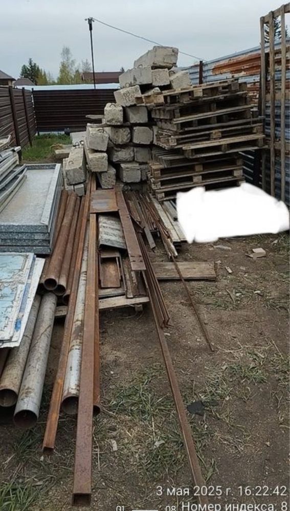 Продам металл деловой пригоден для строительства, столбы, двутавр
