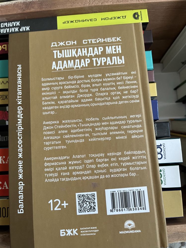 Жаңа кітаптар сатамын бірнеше выбор бар