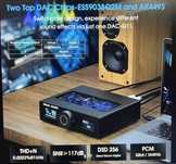 DOUK AUDIO DAC Q11 цап с чипами AK4493+ESS9038Q2M